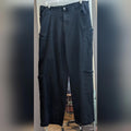 High-Rise Black Cargo Jumpsuit Pants for Women